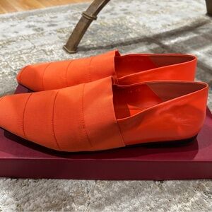 Salvatore Ferragamo Orange Men’s  Loafers